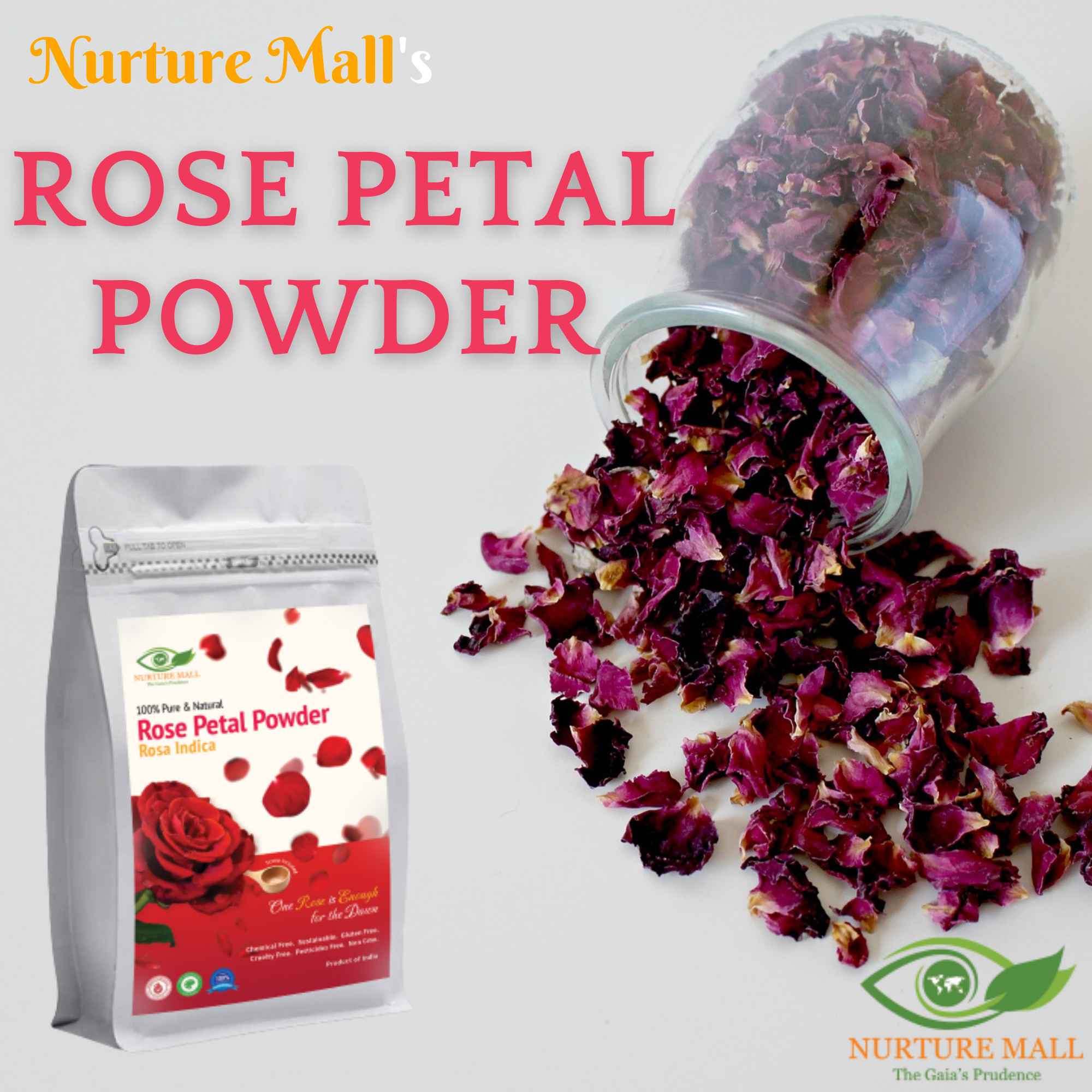 Organic Rose petal powder online